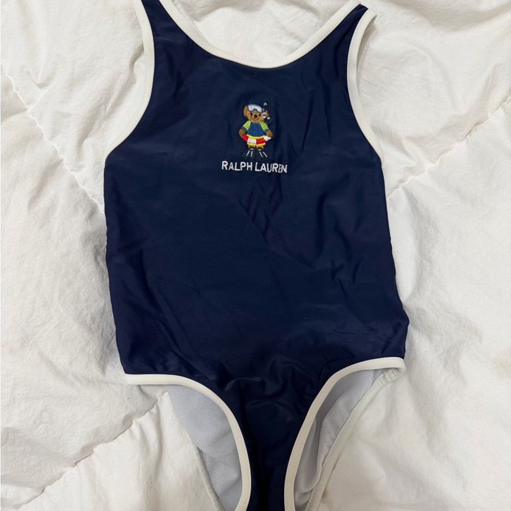 Ralph Lauren Dark Blue and White Swimwear